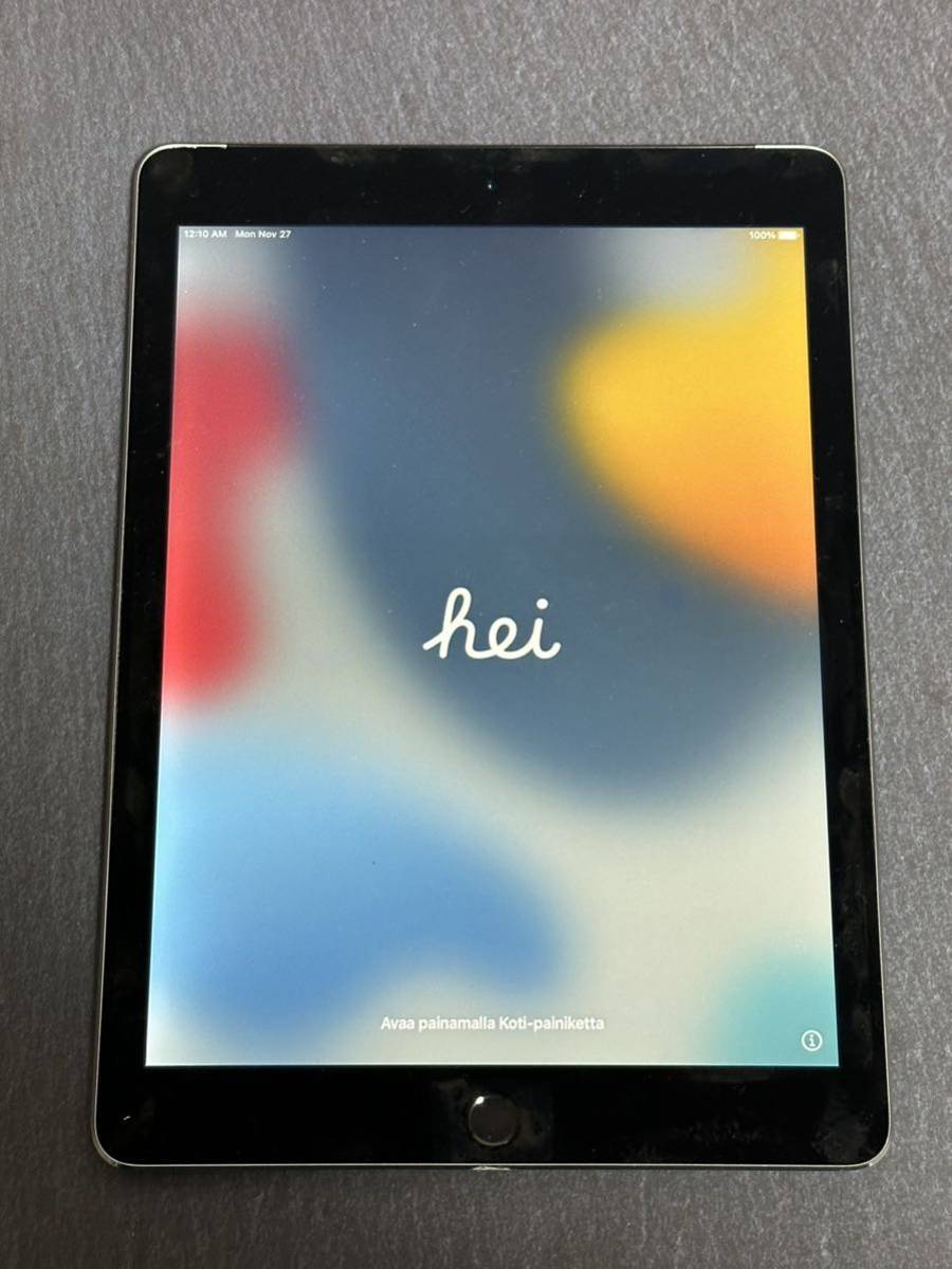 iPad Air 2世代 スペースグレー 64GB セルラーモデル SIMフリー_画像1