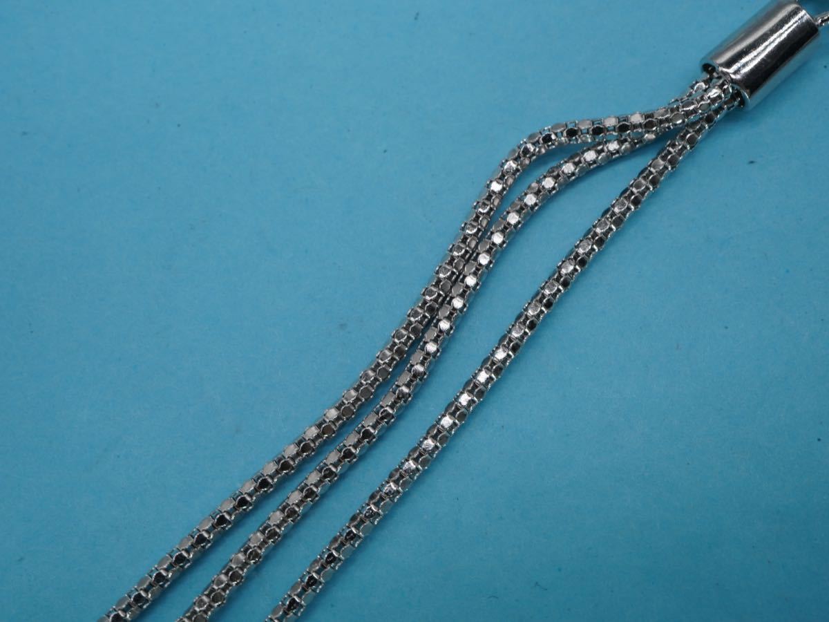 【178】SILVER シルバー 925 真珠 パール ネックレス アクセサリー 長さ約40cm TIA_画像6