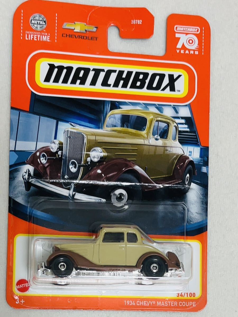 【新品未開封】MB 1934 CHEVY MASTER COUPE　 マッチボックス MATCHBOX 70TH_画像1