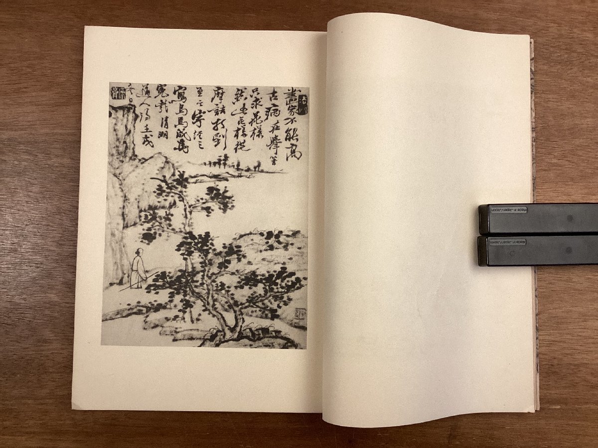 BB-7357■送料込■石濤山水無上妙品 清湖墨抄 中国 書道 書画 作品集 東京美術社 非売品 本 古本 冊子 古書 古文書 印刷物 昭和30年/くOKら_画像5