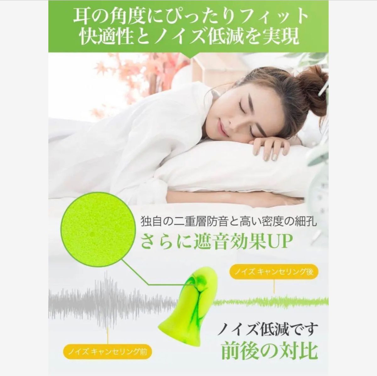 耳栓 睡眠用 低反発 15ペア 旅行 いびき対策 防音 騒音値36dB 騒音対策　ケース付き　値下げしました！1280円→