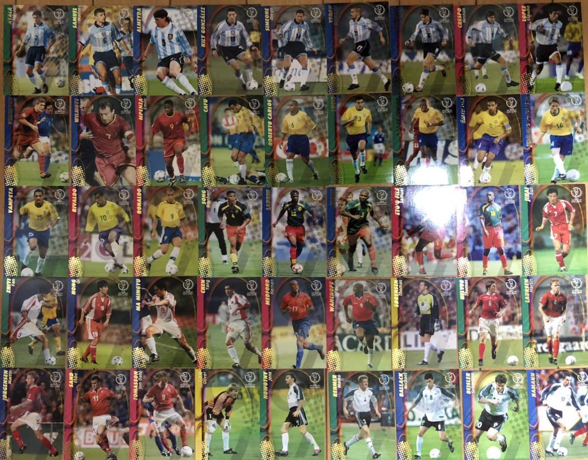 panini 2002 FIFA World Cup KOREA JAPAN トレーディングカード　ベースコンプ150枚＋インサート219枚セット_画像2