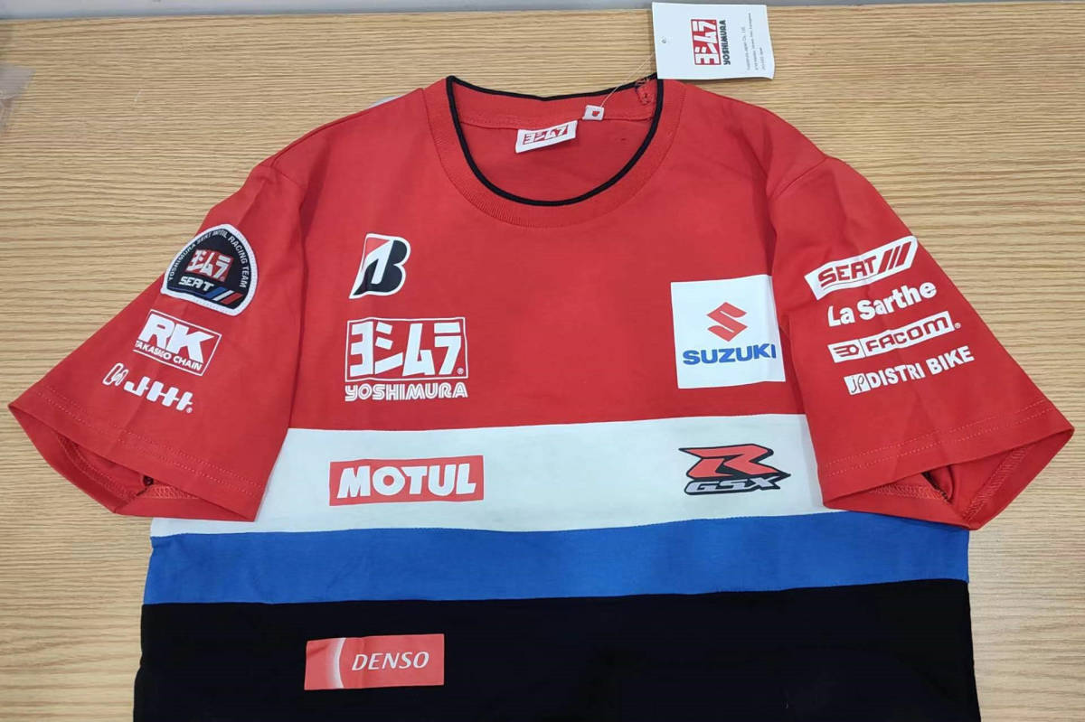 2023年 ヨシムラ SERT Motul チーム SUZUKI スズキ Tシャツ L_画像2