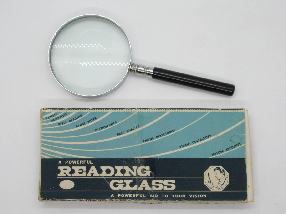 昭和レトロ　虫眼鏡　READING　GLASS_画像1