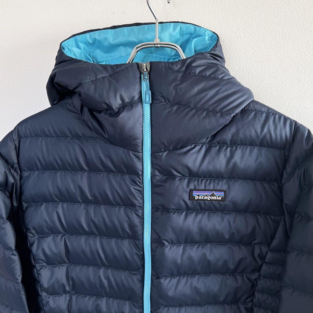 L パタゴニア セーター フーディ レディース ダウンジャケット ネイビー PATAGONIA_画像2