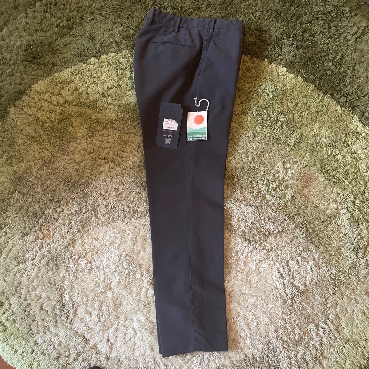 INCOTEX DOESKIN slim fit 48 ダークグレー_画像8