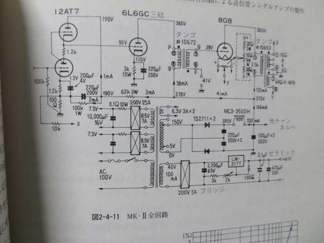 宍戸式 808 真空管パワーアンプ_画像9