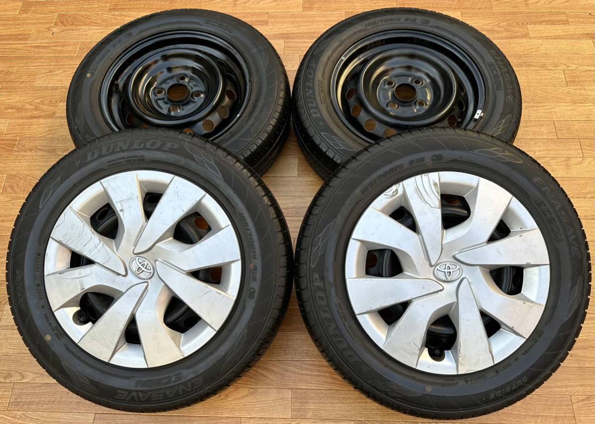 トヨタ 純正 14インチ ホイール★DUNLOP 165/70R14 4本セット★ヤリス アクア ヴィッツ bB スペイド ベルタ パッソ セッテ ポルテ等に_画像8