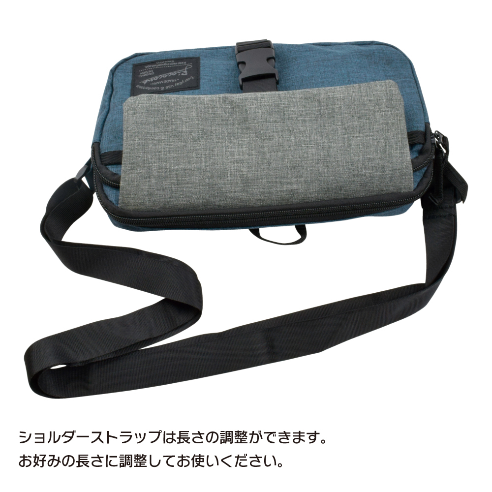 [ immediate bid postage included ] multifunction shoulder ( pouch ) size approximately W25.5×H15.0×D4.0cm electron cigarettes, smartphone, mobile battery, cosmetics etc. gray 