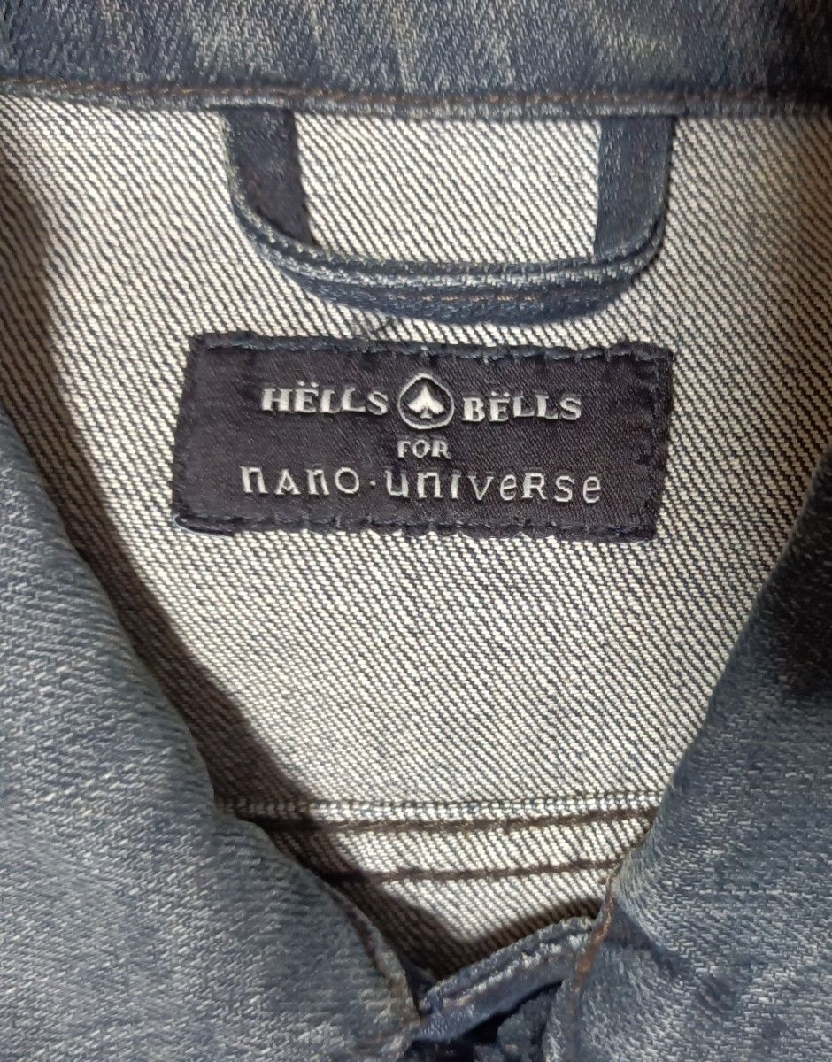 HELLS BELLS×nano・universe　別注デニムジャケット　