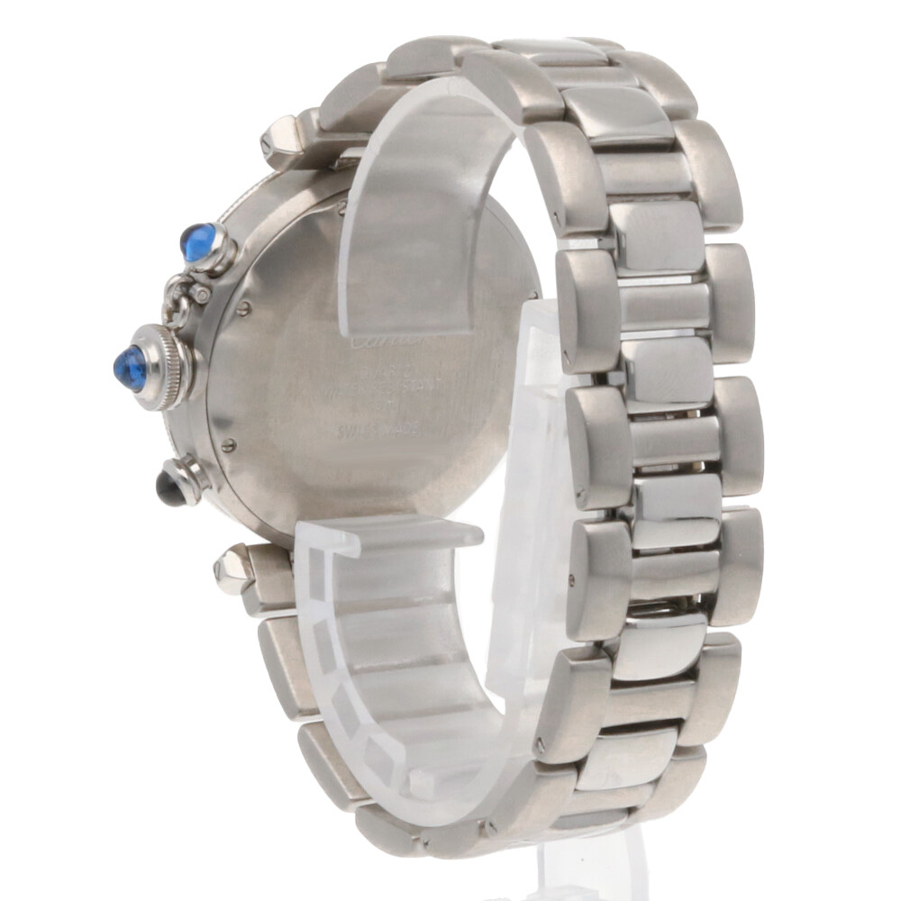  Cartier CARTIER Pacha хронограф наручные часы нержавеющая сталь мужской б/у 1 год гарантия 