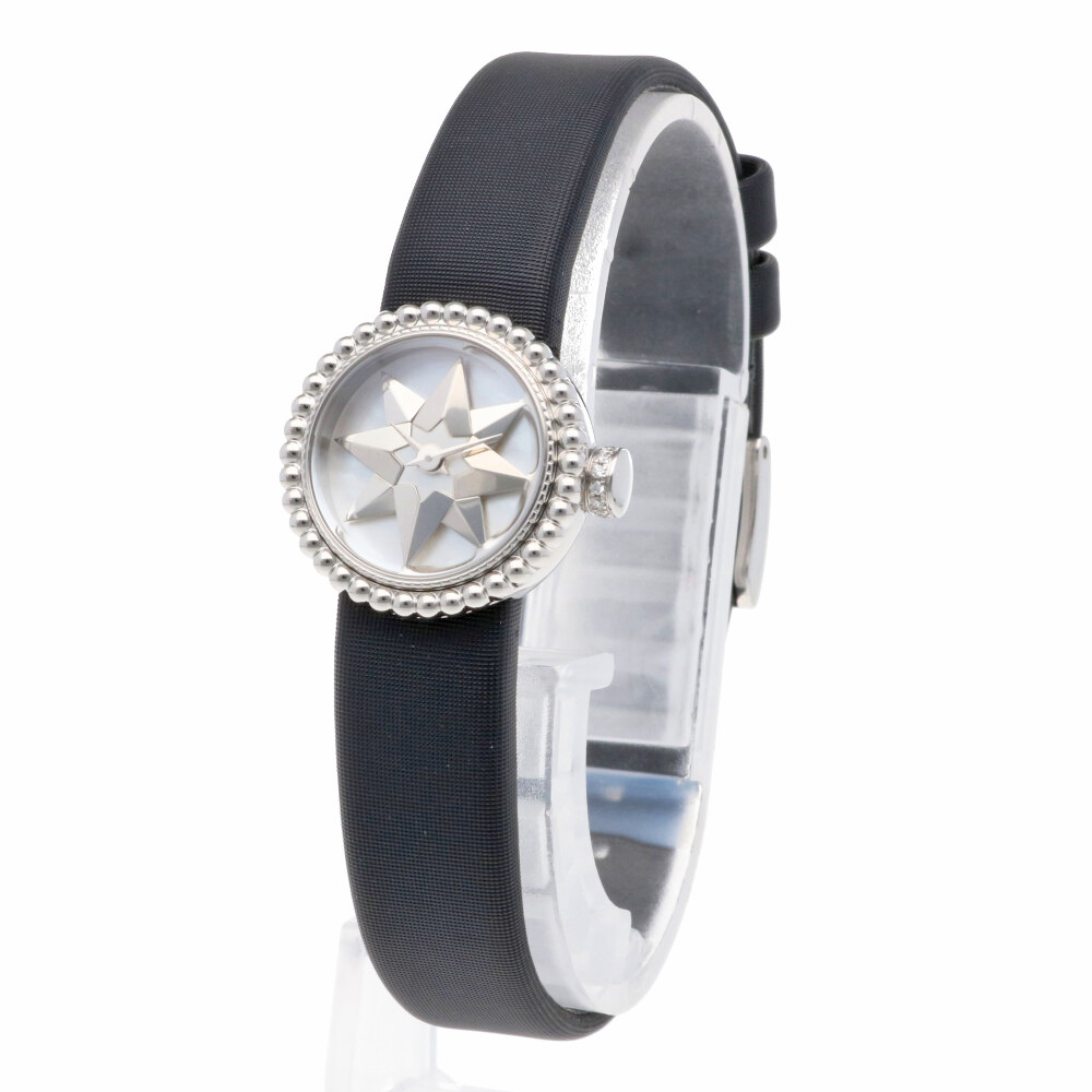 クリスチャンディオール Christian Dior ラ デ ドゥ ディオール 腕時計 ステンレススチール CD040112A001 レディース 中古 1年保証美品_画像3