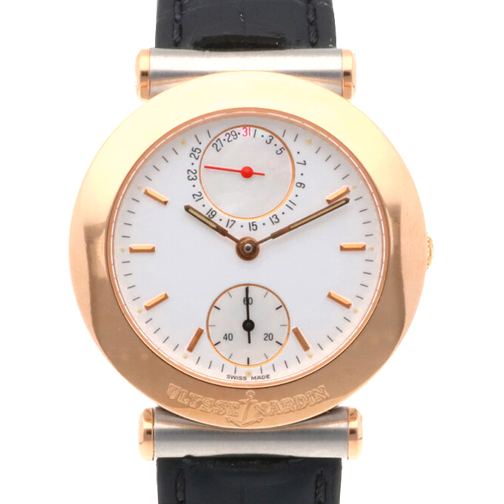 ユリス・ナルダン ニュートン 腕時計 ステンレススチール 155-22 自動巻き 1年保証中古