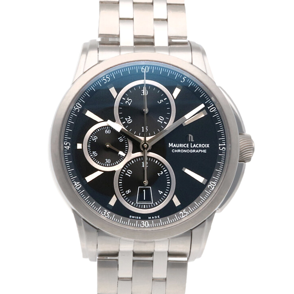 モーリスラクロア ポントス 腕時計 ステンレススチール PT6178/88 自動巻き 1年保証中古 美品