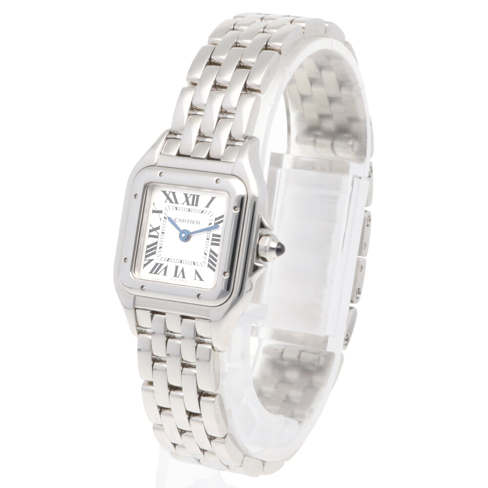 カルティエ パンテール SS 腕時計 時計 ステンレススチール WSPN0006 クオーツ レディース 1年保証 CARTIER 中古 美品_画像3