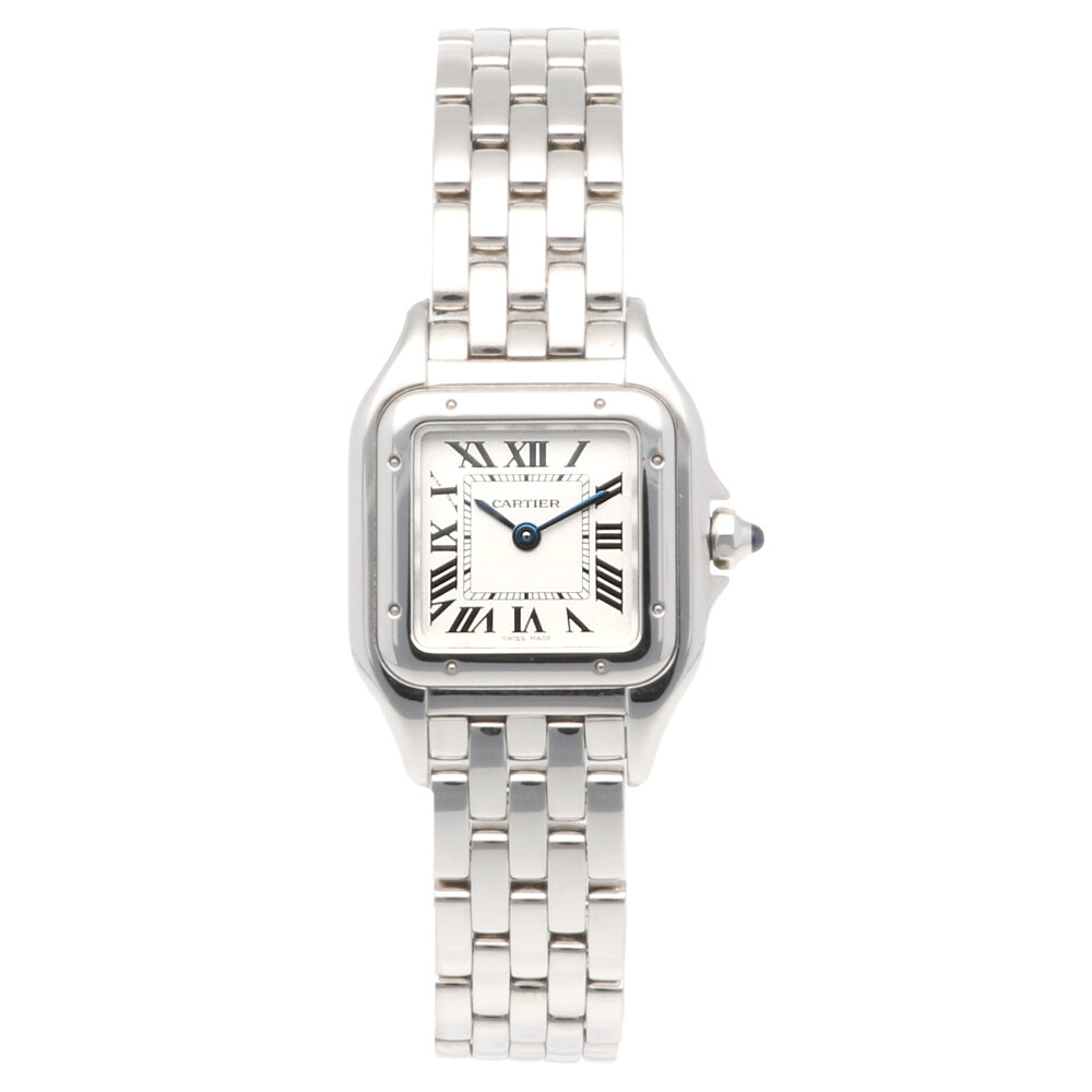 カルティエ パンテール SS 腕時計 時計 ステンレススチール WSPN0006 クオーツ レディース 1年保証 CARTIER 中古 美品_画像8