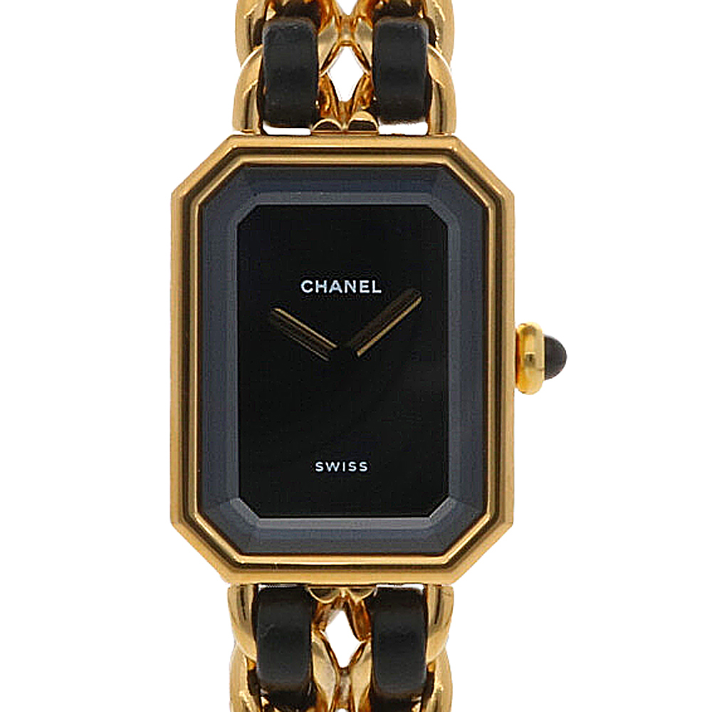 シャネル プルミエール L 腕時計 時計 GP Ｈ0001 クオーツ レディース 1年保証 CHANEL 中古 美品