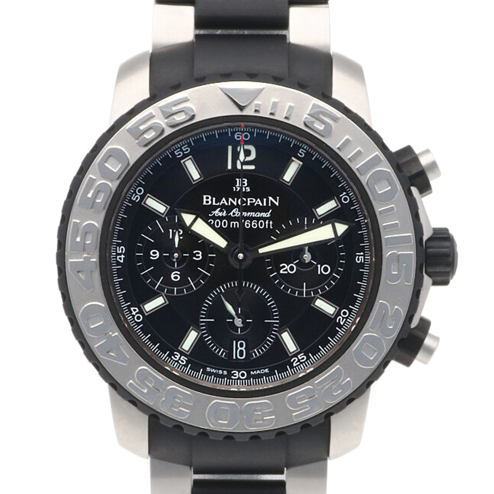  Blancpain трилогия воздушный commando концепция 2000 наручные часы часы нержавеющая сталь самозаводящиеся часы мужской 1 год гарантия Blancpain б/у 