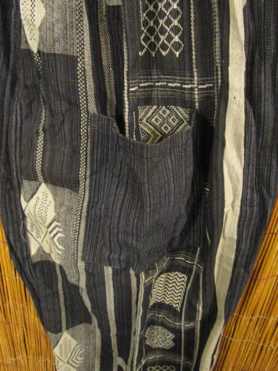 [ postage included | half-price SALE]⑥ new goods * man and woman use * cotton material * switch * weave pattern * sarouel pants ethnic Asian MAJAM