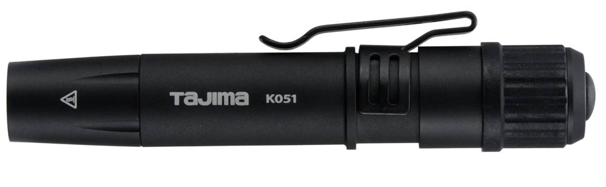 Tajima タジマ K051 senta センタ LED ハンドライト ブラック 50ルーメン (50lm) 専用ケース付き LEDライト 懐中電灯 未使用 開封して発送