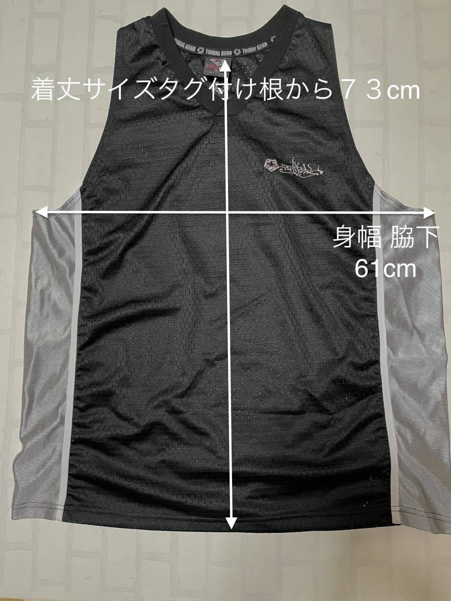 XLサイズ　TRIBAL GEAR USA トライバル ギア ゲームシャツ ユニフォーム タンクトップ バスケットボール ジャージ KORN LIMP BIZKIT_画像2