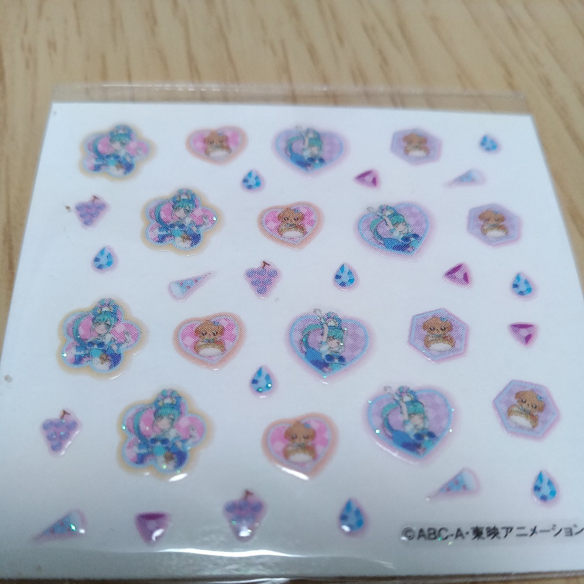 フルタ製菓 プリキュア ネイルシール 5枚 食玩 新品未開封品の画像5