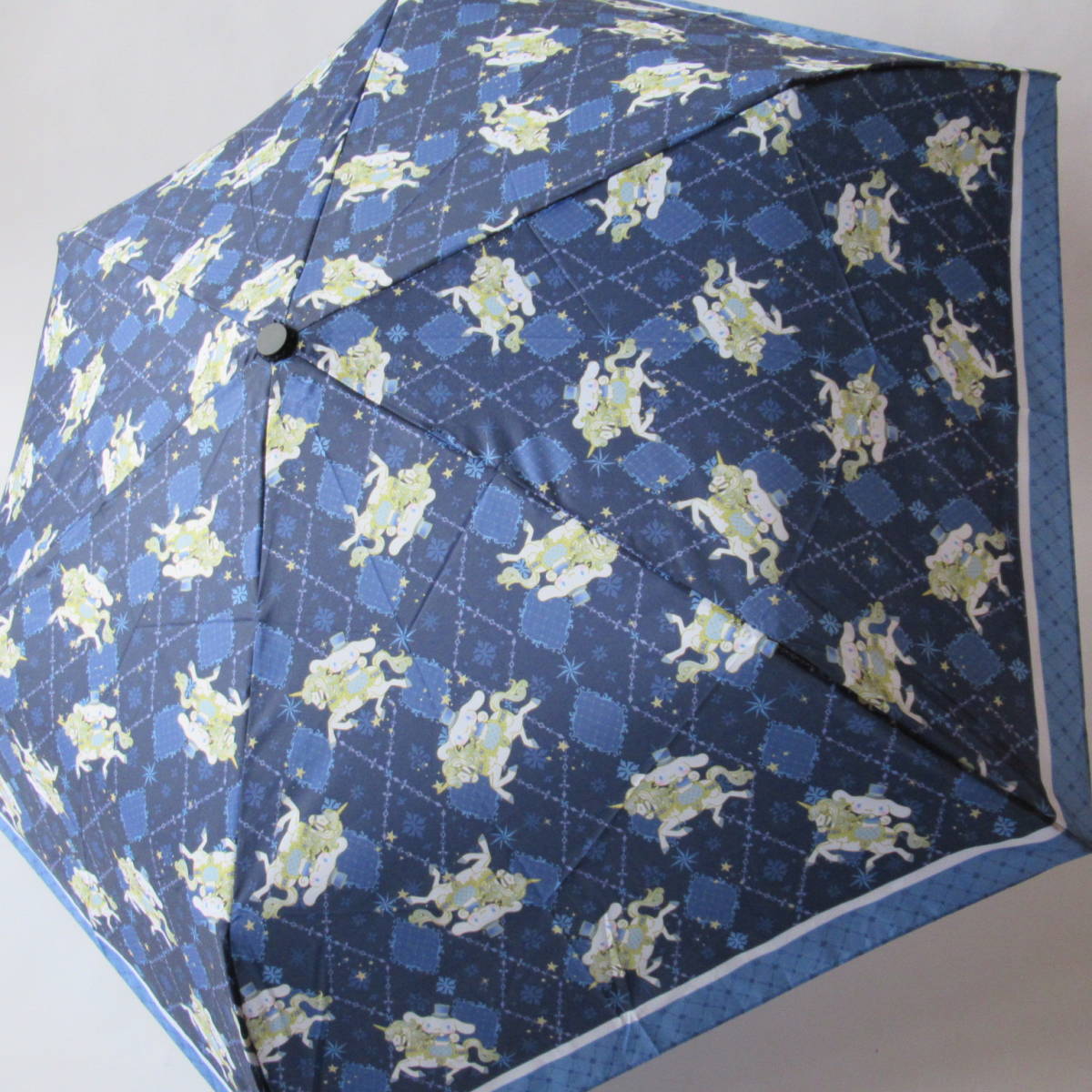 ##202311 prompt decision # ANNA SUI Anna Sui × Cinnamoroll new goods Unicorn navy . rain combined use folding umbrella 