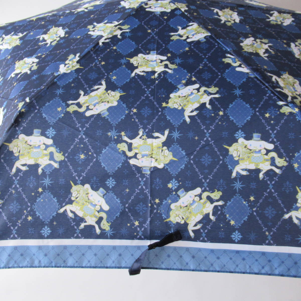##202311 prompt decision # ANNA SUI Anna Sui × Cinnamoroll new goods Unicorn navy . rain combined use folding umbrella 