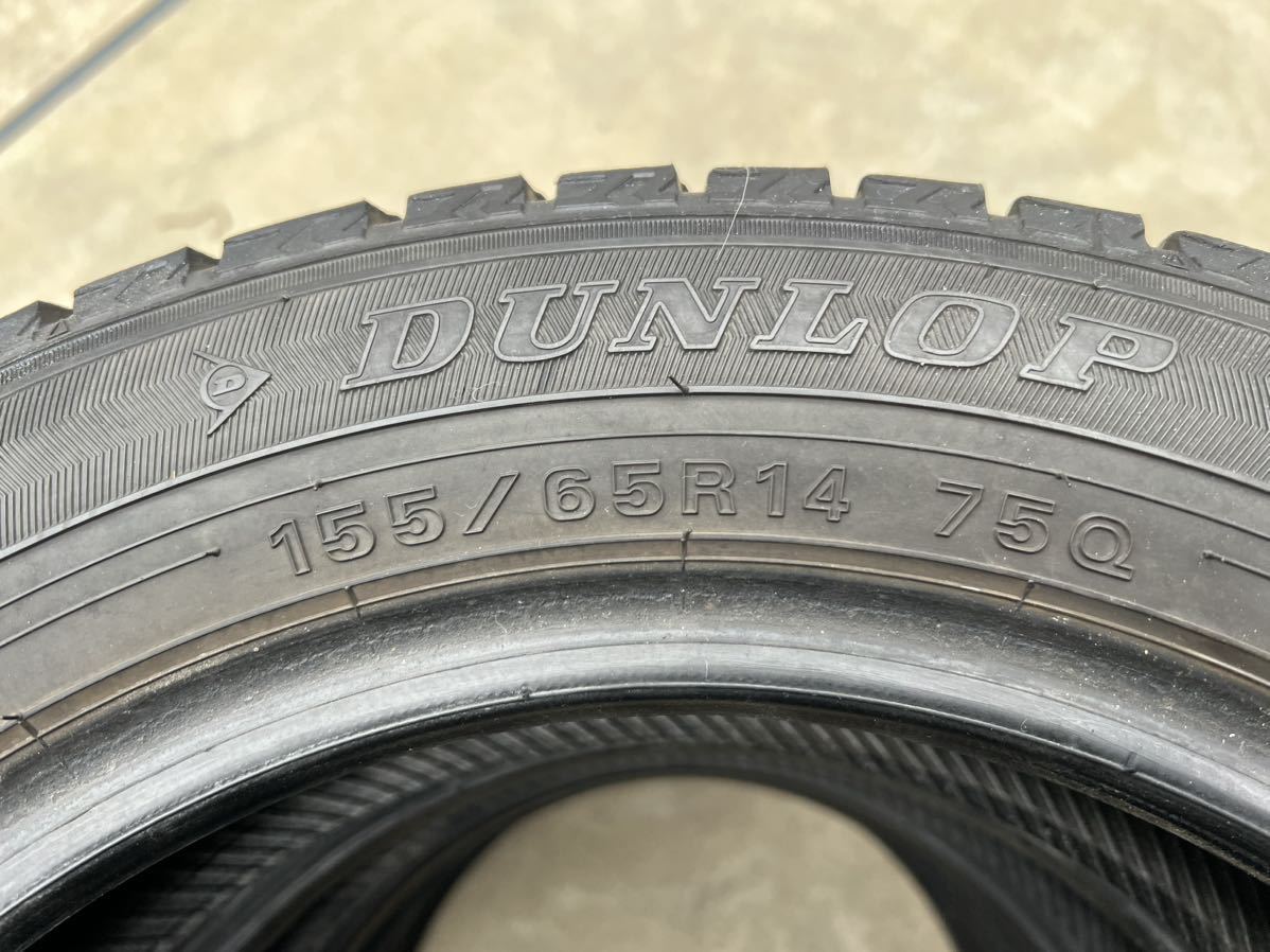 ダンロップ DUNLOP スタッドレスタイヤ 2020 155/65 R14 _画像3