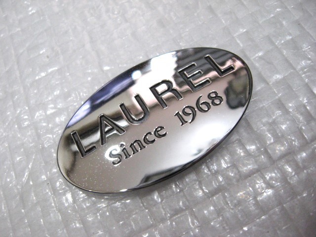 * редкий Laurel LAUREL C33 NISSAN Nissan Since 1968 Logo передний эмблема 1 пункт старый машина б/у 2