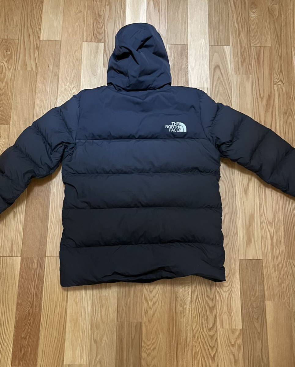 （美品）THE NORTH FACE 　ロゴプリント　ダウンジャケット　海外サイズL_画像3