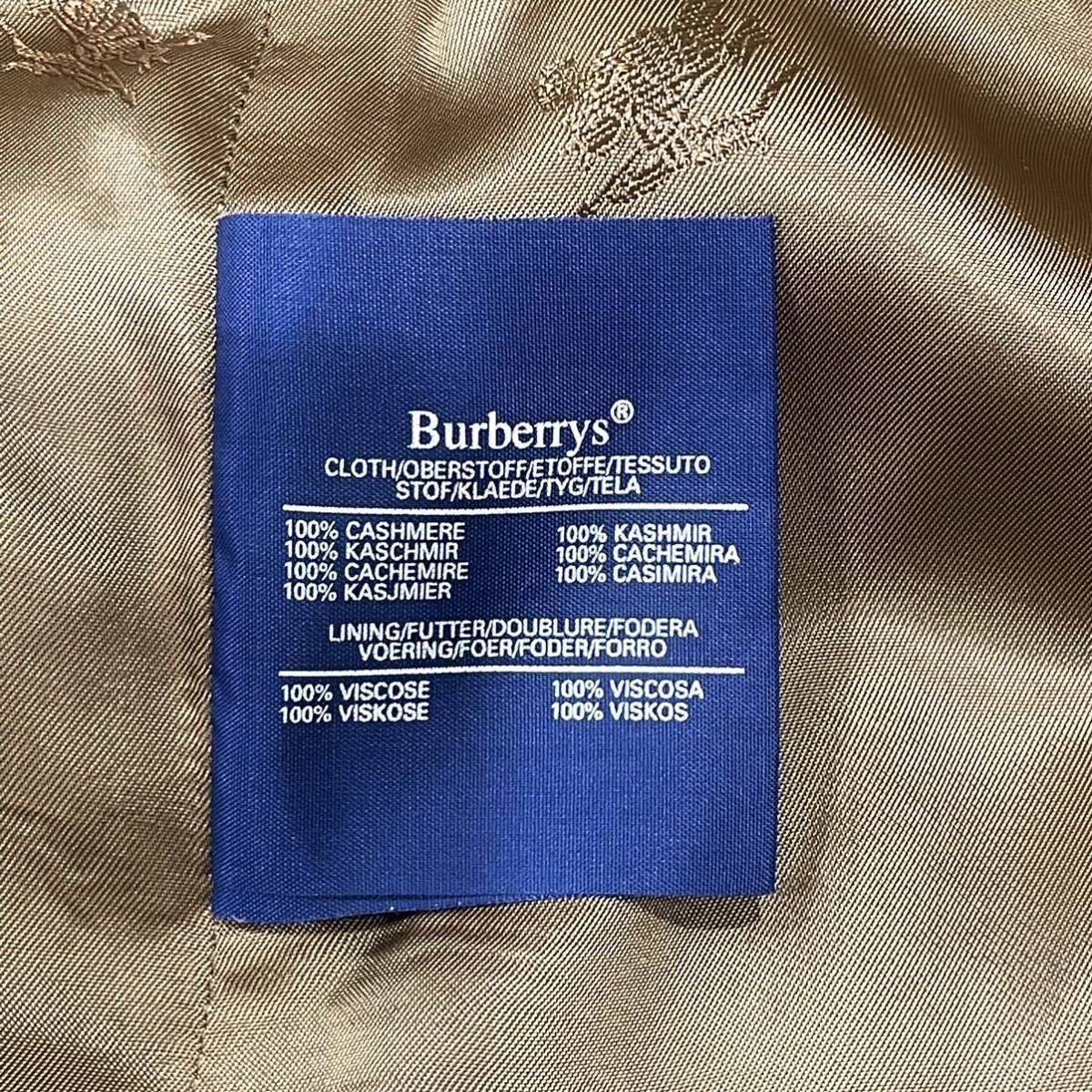 BURBERRY バーバリー カシミヤ100% ステンカラー コート BURBERRY バーバリー カシミヤ100% ステンカラー コート