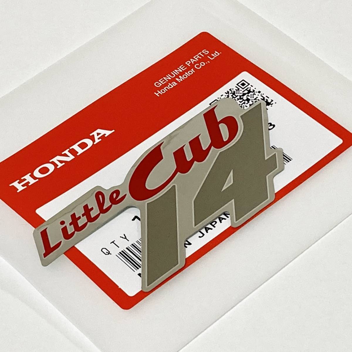 リトルカブ50 純正 フロントトップ マーク 〇 ● ☆ デカール ステッカー Little Cub 新品 ホンダ HONDA_画像1