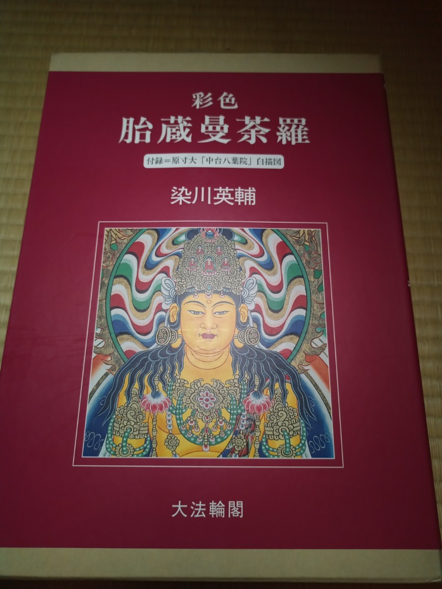 彩色　胎蔵曼荼羅　染川英輔　付録（原寸大　中大八葉院　白描図）付き　仏教　アート　ヒーリング　スピリチュアル　瞑想_画像1