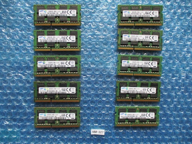 SAMSUNG 8GB×10枚セット DDR3L PC3L-12800S-11-13-F3 BIOS確認済み【NM-327】_画像1