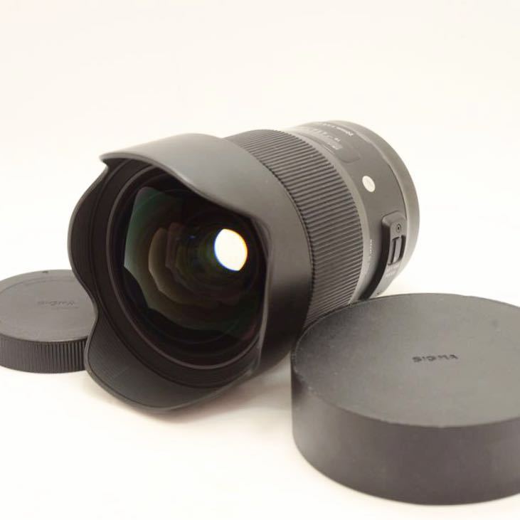 ランク:S SIGMA Art 20mm F1.4 DG HSM Canon EFマウント 美品!! KS19