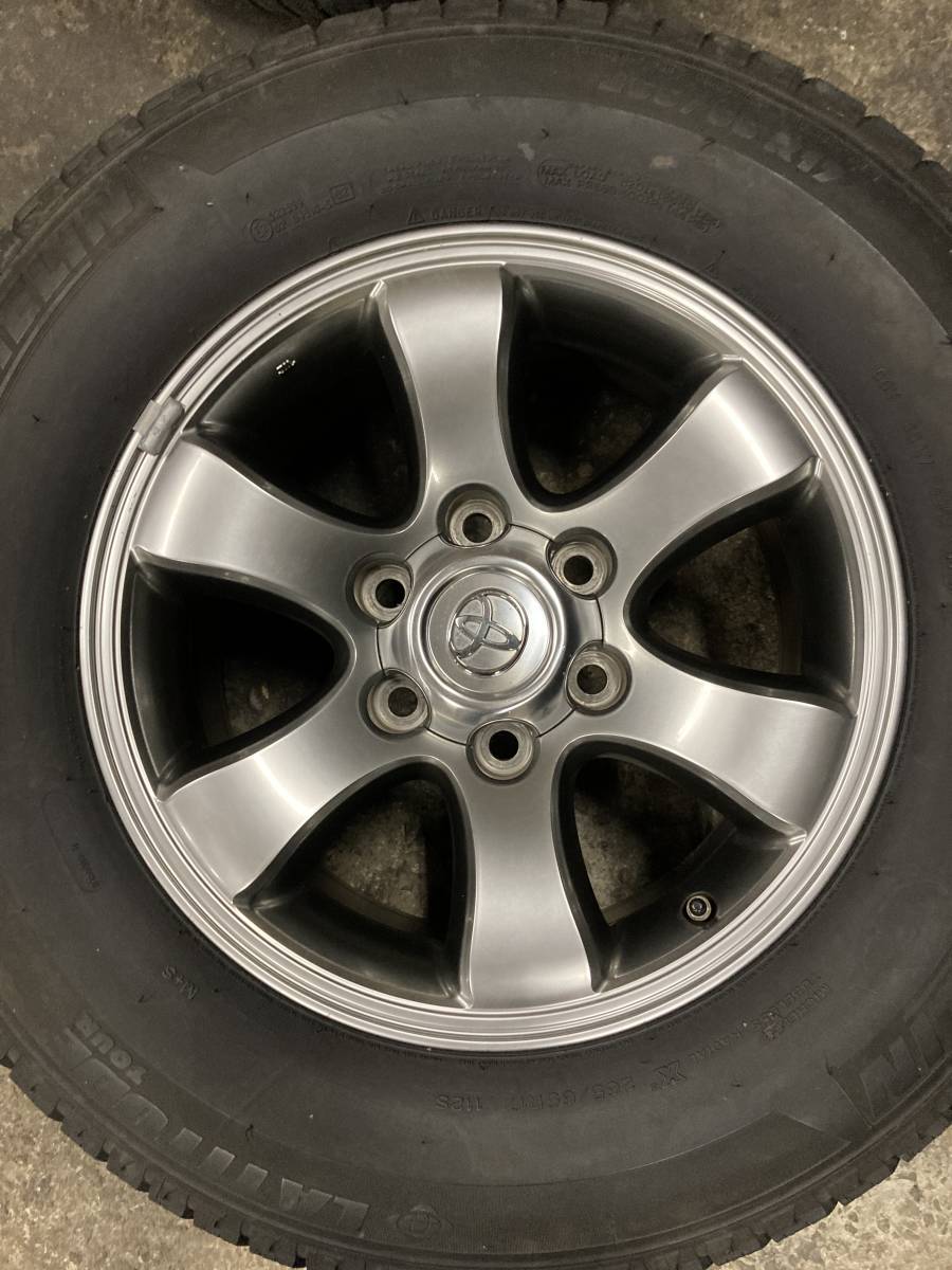 トヨタ純正アルミホイール 120系 ランドクルーザープラド 17Ｘ7.5J 6H 139.7 +30 4本セット　TOYOTA_画像5