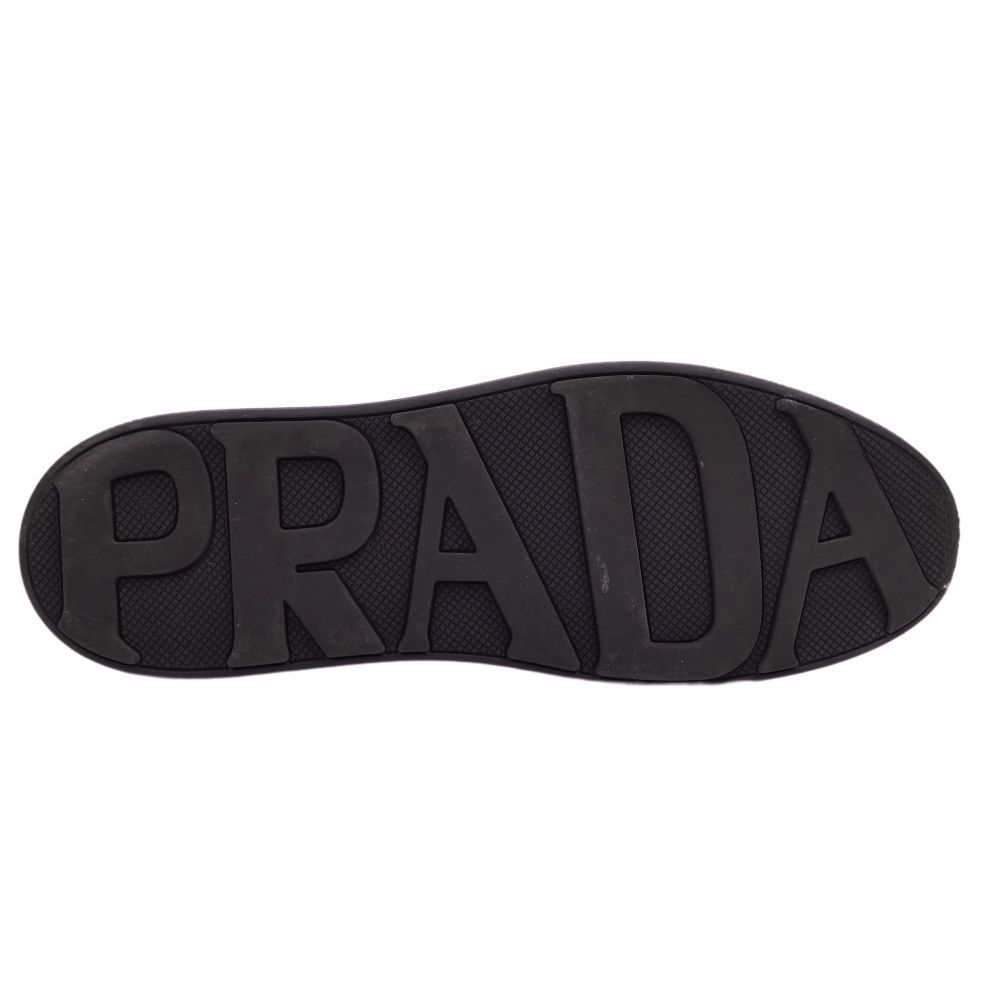 プラダ PRADA シューズ エナメルレザー ロゴ レースアップ 靴 レディース イタリア製 39 1/2(26.5cm相当) ブラック cg11ot-rm10e26180_画像8