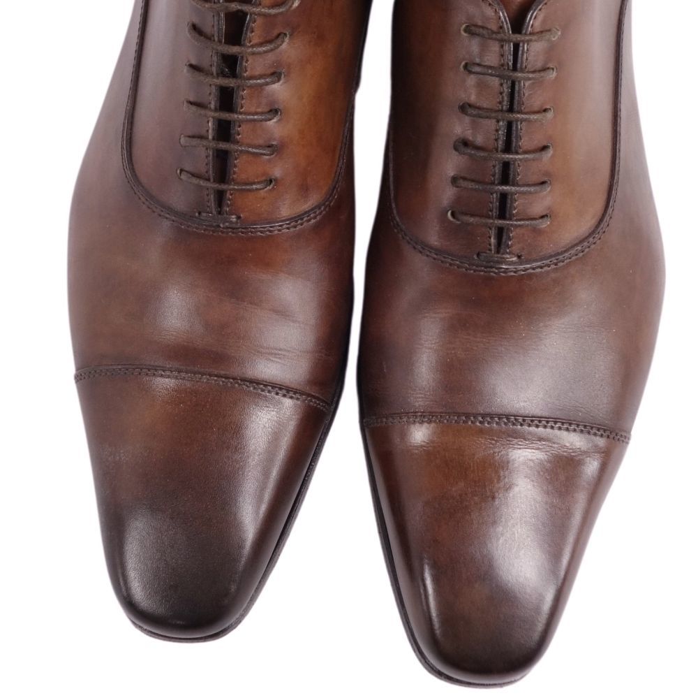 サントーニ Santoni レザーシューズ オックスフォード カーフレザー 革靴 メンズ イタリア製 7(26cm相当) ブラウン cg11dm-rm05e26224_画像3