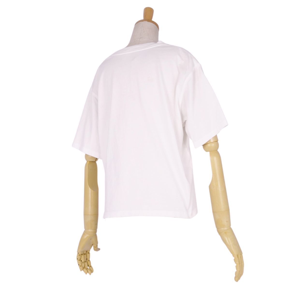 モンクレール MONCLER 2021年 Tシャツ カットソー 半袖 ショートスリーブ ロゴ柄 トップス レディース M ホワイト cg11ob-rm10f07456_画像5