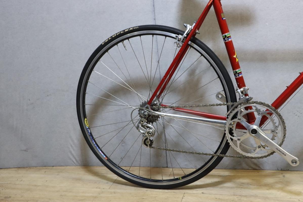 ビンテージ!!■GUERCIOTTI グエルチョッティ クロモリロード SHIMANO DURA-ACE 7700 MIX 2X7S サイズ39 1990年頃_画像4