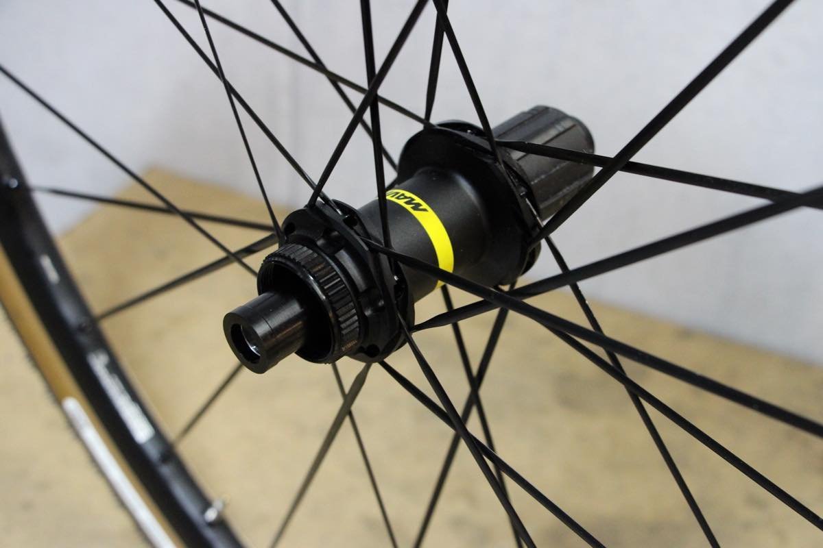 ○MAVIC マビック ALL ROAD SL DISC シマノフリー 11s対応 700c チューブレス ホイールセット 美品_画像4