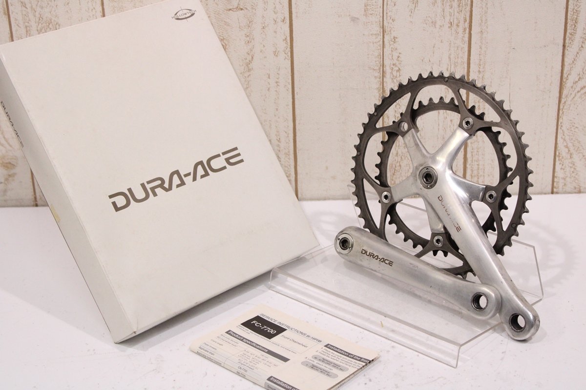 ★SHIMANO シマノ FC-7700 DURA-ACE 170mm 52/39T 2x9s クランクセット BCD:130mm