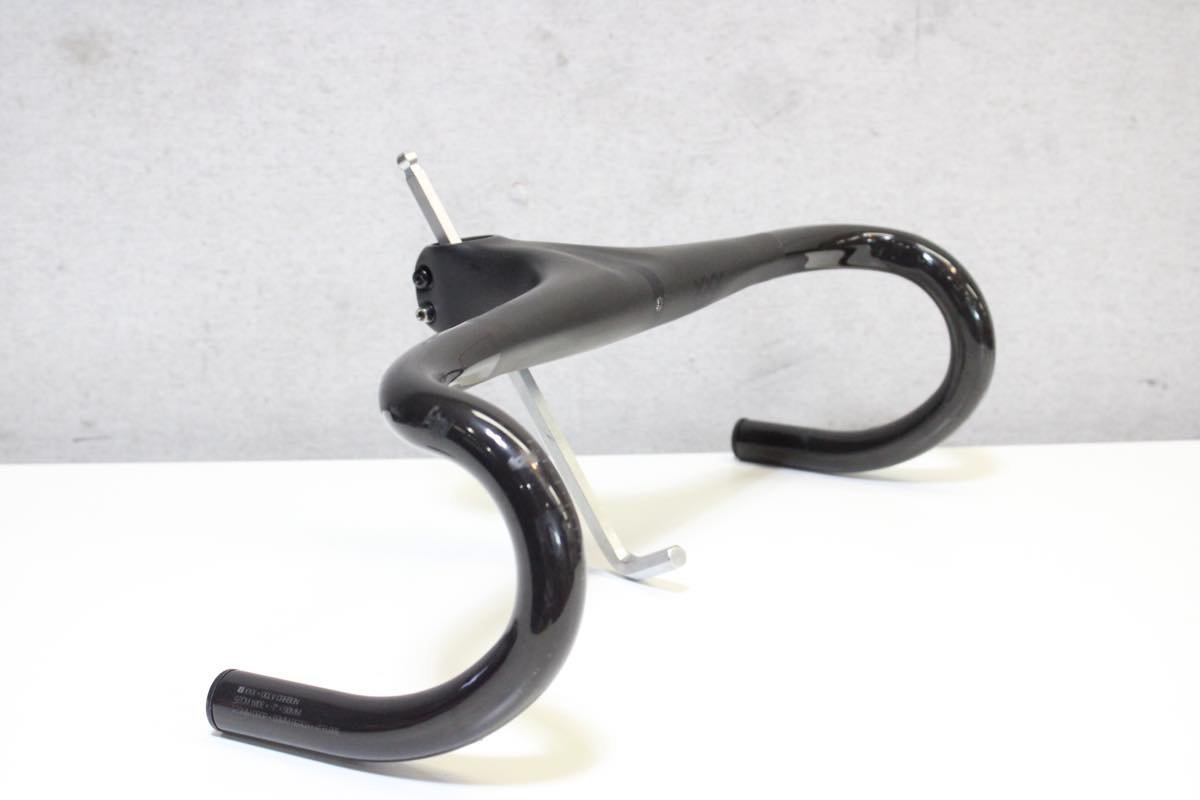 送料無料特集 | 激安の新品・型落ち・アウトレット ステム一体型カーボンドロップハンドル integrated XXX ボントレガー ★BONTRAGER 445mm(C-C) 90mm -7度 ドロップハンドル