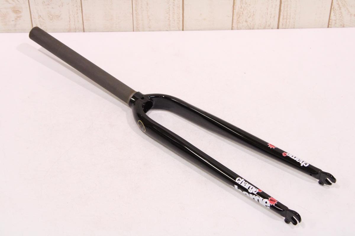 ★CHARGE BIKES チャージバイク TANGE PRESTIGE クロモリフォーク OS コラム残長260mm 700c QR 100mm 未使用品_画像1