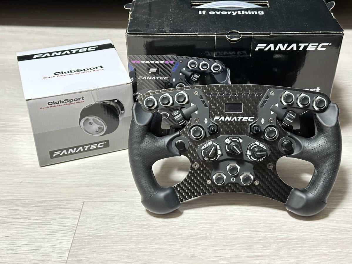 中古美品 FANATEC ClubSport Steering Wheel Formula V2.5 QR1