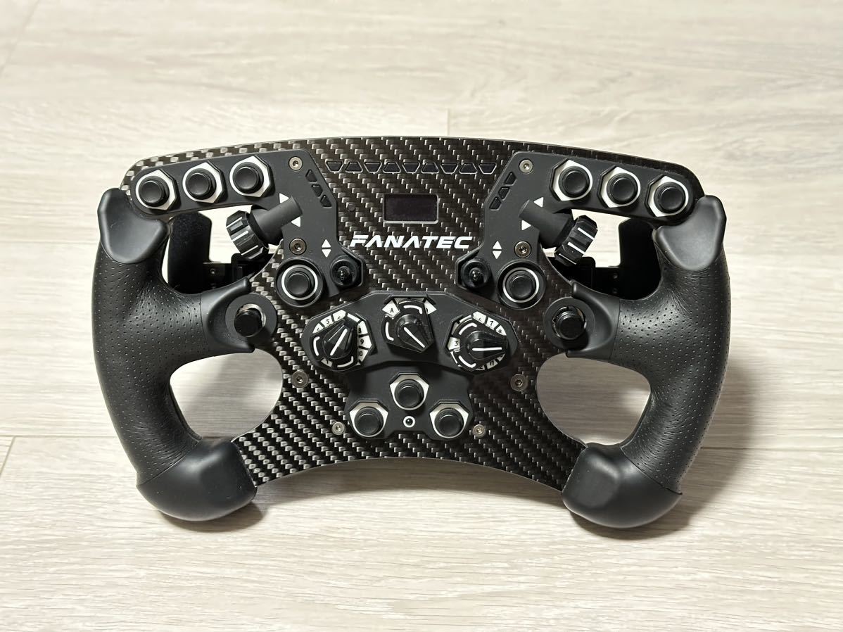 中古美品 FANATEC ClubSport Steering Wheel Formula V2.5 QR1 ファナテック フォーミュラ ステアリング ハンドル F1 GT7 DDpro DD1 DD2_画像1