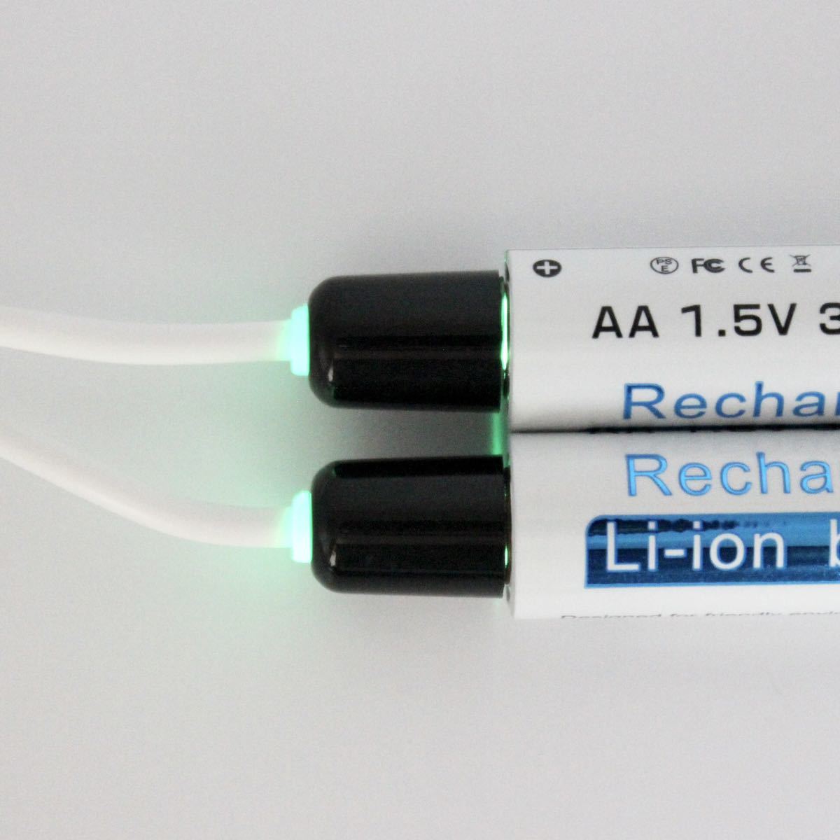 高性能 マグネット 充電式 単三電池 4本セット (PSEマーク付き)_画像4