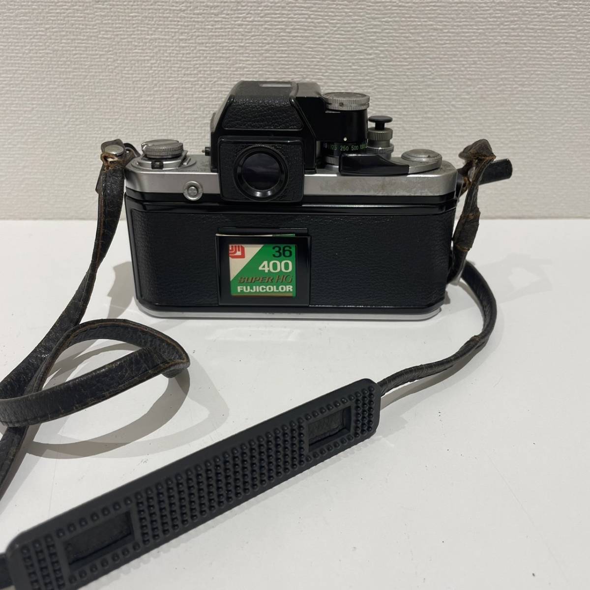 【AMT-7627】1円～Nikon F2 フォトミック 一眼レフ マニュアルフォーカス フィルムカメラ シルバーボディー レンズ 備品あり ジャンク品_画像6