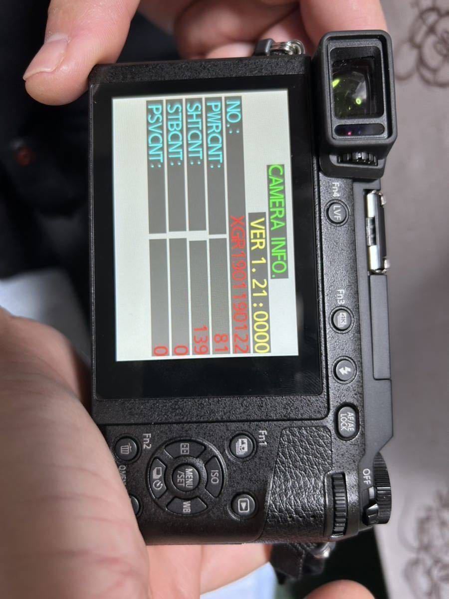 パナソニックLUMIX DMC-GX7MK2 ダブルズームキット ブラック ほぼ新品未使用 元箱以外付属品有り 電源オン回数81回 ショット回数139回_画像10